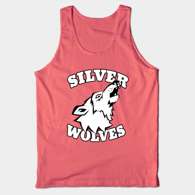 Silver Wolves mascot Tank Top by Generic Mascots